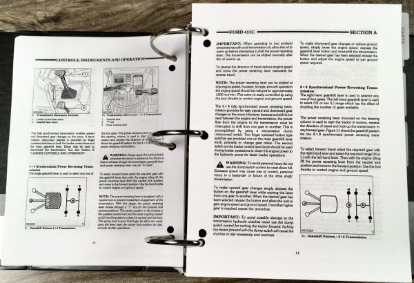Ford 455C Tractor Loader Backhoe Service Parts Operators Manual Repair Set Owner - Image 23