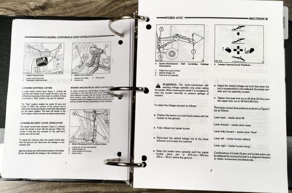 Ford 455C Tractor Loader Backhoe Service Parts Operators Manual Repair Set Owner - Image 24