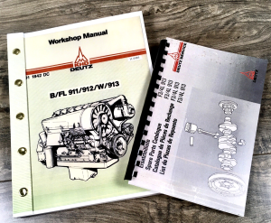 KHD Deutz B F3/4L 913 Engine Service Parts Manual Set Repair Workshop Shop