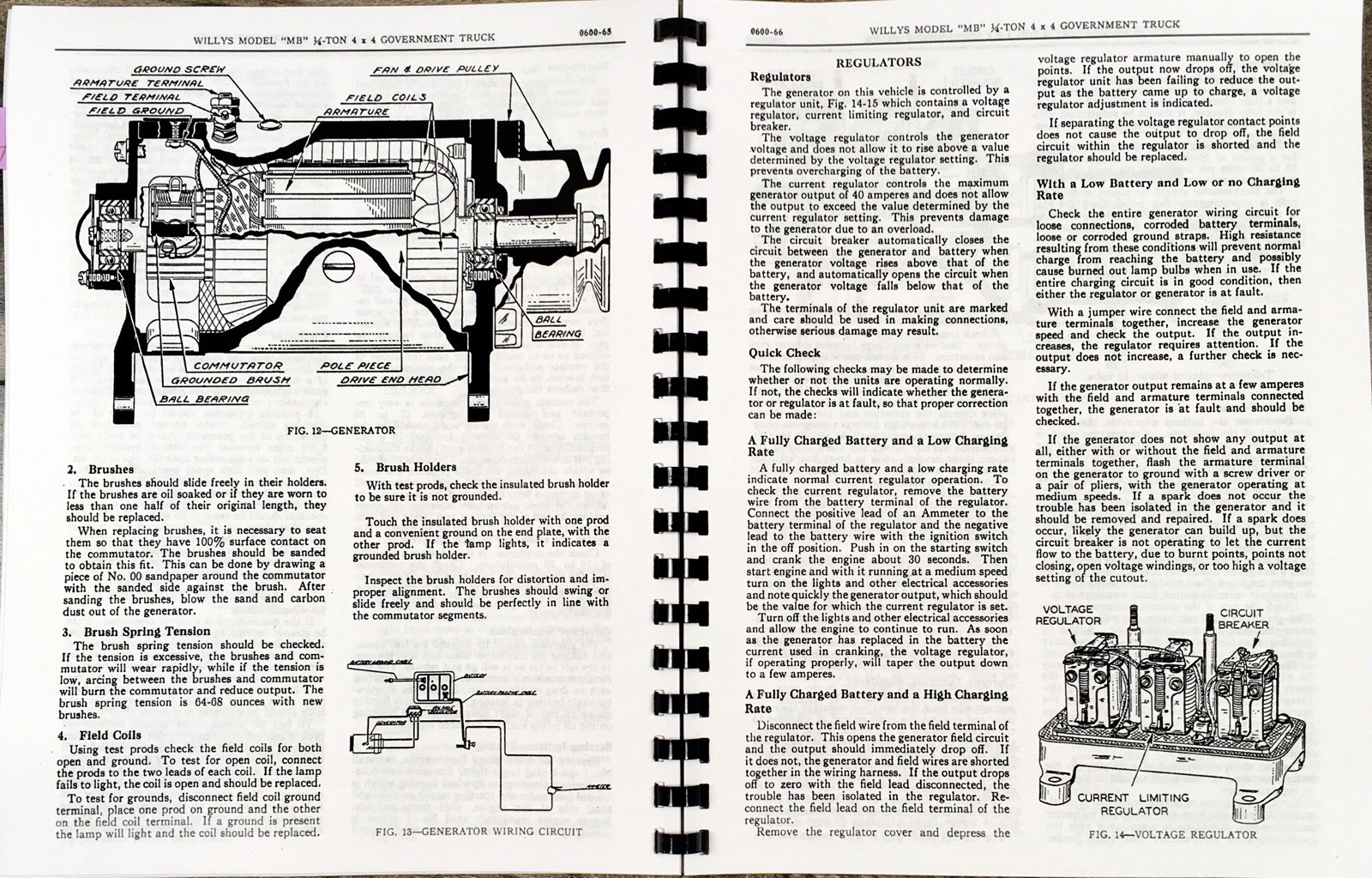 Service Parts Manual Set For Jeep Willy MB GPW Command Reconnaissance 1/4 Ton - Image 15