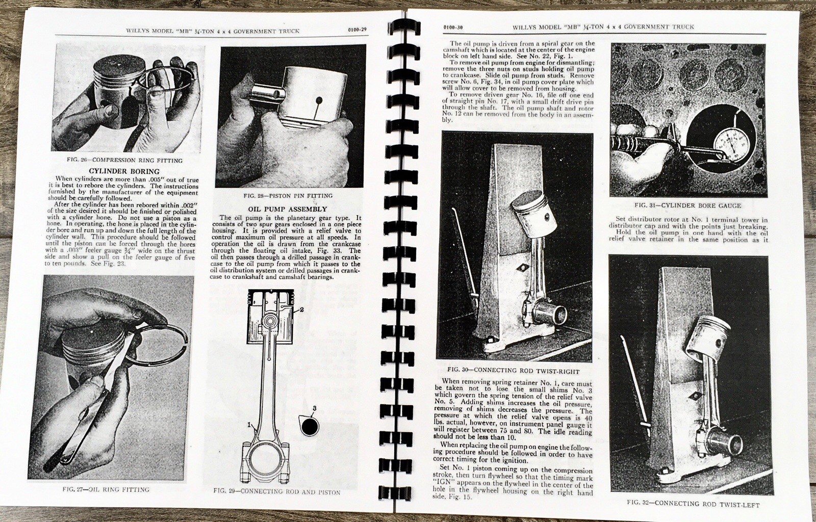 Service Maintenance Manual Jeep Willys MB Ford GPW 1/4 Ton Repair Shop TM 9-803 - Image 9