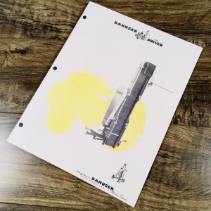 Danuser MD-H MD-H1 MD-5 MD-6 TD-1 Post Driver Operators Manual Parts Catalog