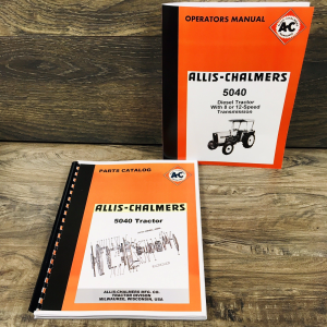 Allis Chalmers 5040 Tractor Parts Operators Manual Owners Catalog Assembly Book