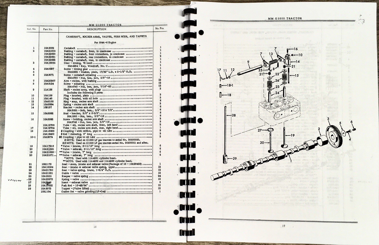 Minneapolis Moline G-1000 G1000 Tractor Parts Operators Manual Set Catalog Owner - Image 9