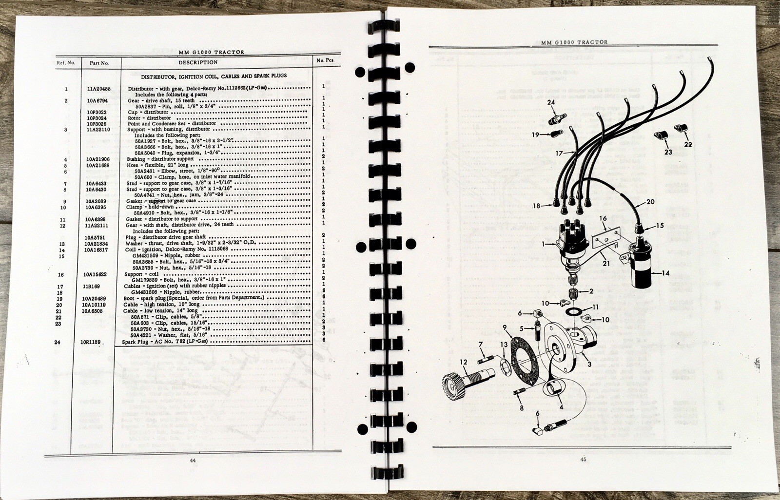 Minneapolis Moline G-1000 G1000 Tractor Service Parts Manual Set Repair Workshop - Image 6