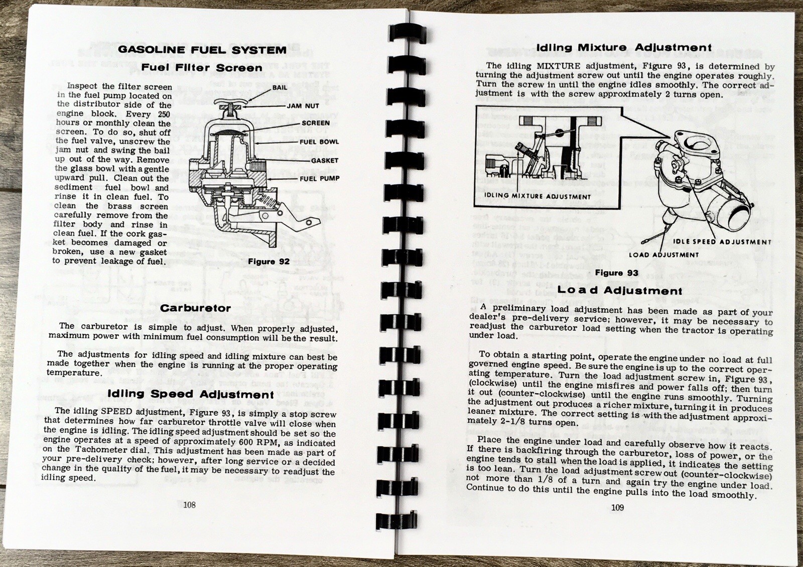 Case 970 Tractor Operators Manual Owners Book Maintenance Starting w/ 8693001- - Image 8