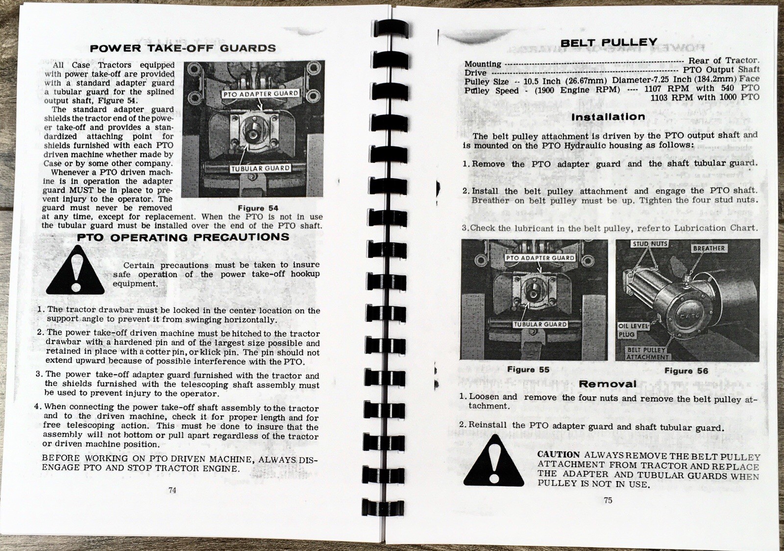 Case 970 Tractor Operators Manual Owners Book Maintenance Starting w/ 8693001- - Image 10