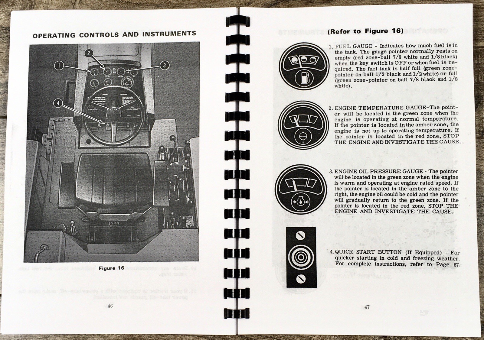 Case 970 Tractor Operators Manual Owners Book Maintenance Starting w/ 8693001- - Image 11