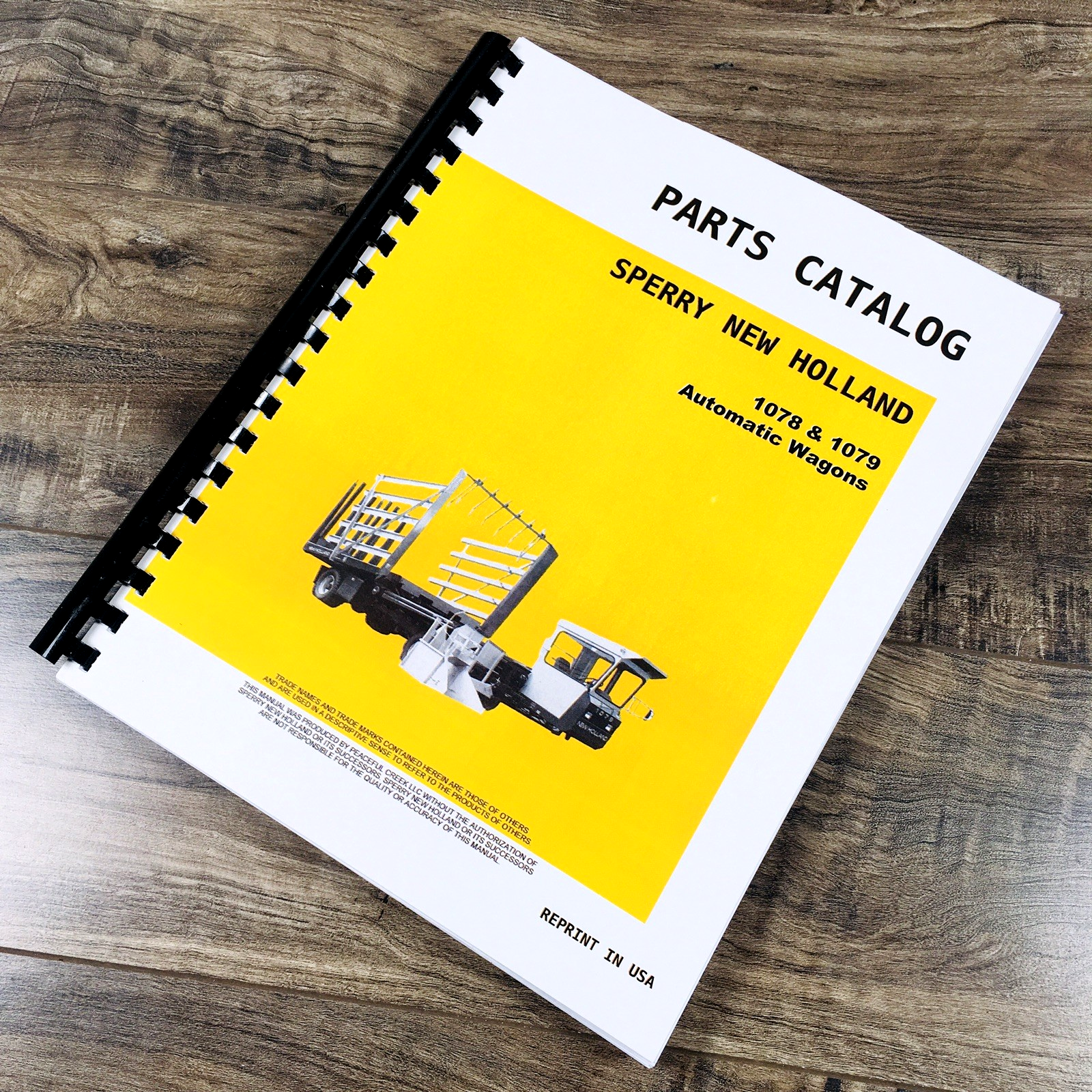New Holland 1078 1079 Automatic Bale Wagon Parts Manual Catalog Book Assembly