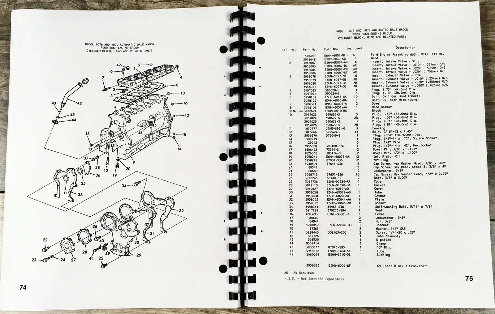 New Holland 1078 1079 Automatic Bale Wagon Parts Manual Catalog Book Assembly - Image 7