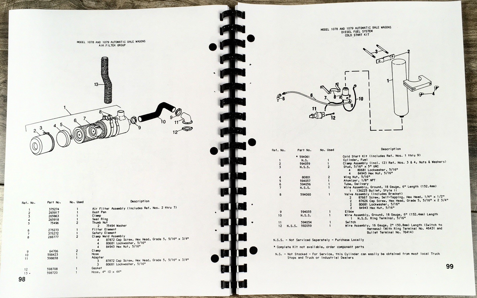 New Holland 1078 1079 Automatic Bale Wagon Parts Manual Catalog Book Assembly - Image 8