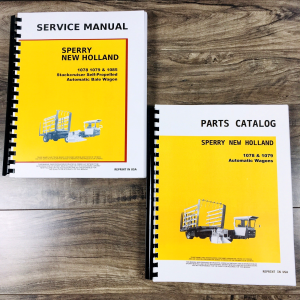New Holland 1078 1079 Bale Wagon Service Manual Parts Catalog Set Repair Shop NH