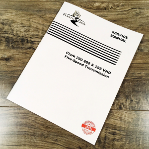 Clark 280 282 285 VHD Five Speed Transmission Maintenance & Service Manual