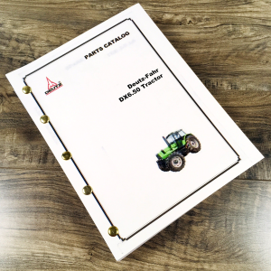 Deutz Fahr DX6.50 Tractor Parts Manual Catalog Book Assembly Schematics Exploded