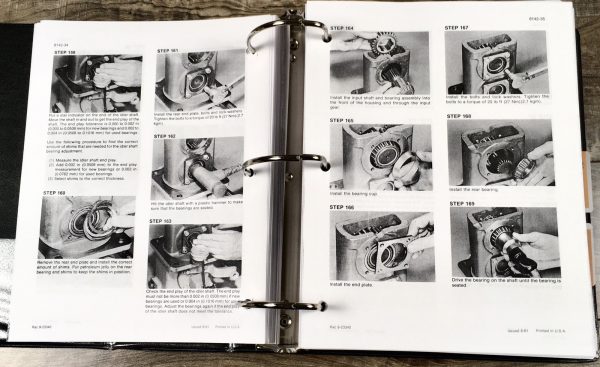 Case 1494 Tractor Service Manual Parts Catalog Operators Owners Repair Shop Set - Image 22
