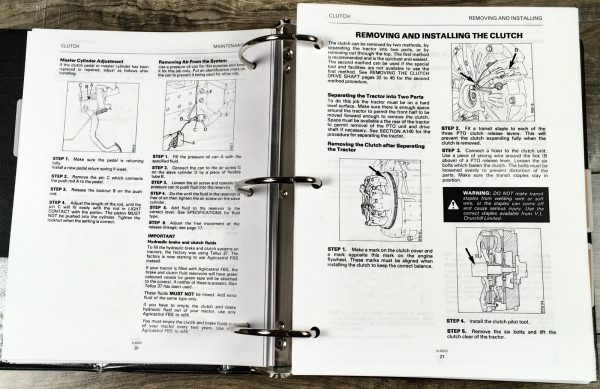 Case 1494 Tractor Service Manual Parts Catalog Operators Owners Repair Shop Set - Image 23