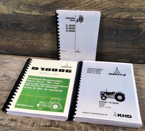 Deutz D10006 Tractor Service Parts Operators Manual Set Repair Workshop Shop