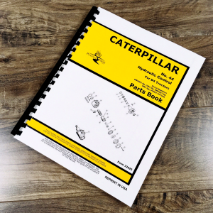 Parts Manual For Caterpillar 44 Hydraulic Control for D4 Crawler Tractor Catalog