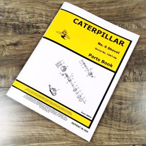 Parts Manual For Caterpillar No 6 Shovel Loader Catalog Assembly SN 10A1-Up Cat