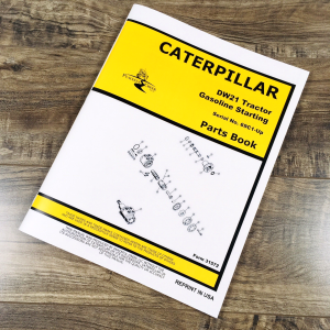 Parts Manual For Caterpillar DW21 Scraper Tractor Gasoline Starting 69C1-Up Cat