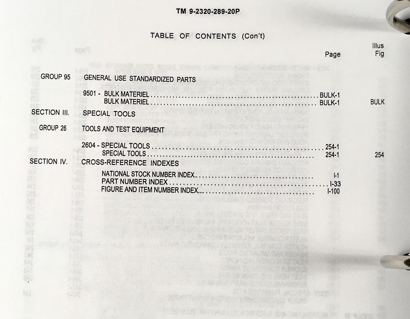 Service Manual Parts Catalog Set For M1031 1-1/4 Ton Tactical Chassis Truck - Image 19