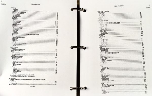 Allis Chalmers 7580 Tractor Service Manual Parts Operators Set Repair 2001-Up - Image 21