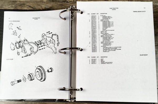 Allis Chalmers 7580 Tractor Service Manual Parts Operators Set Repair 2001-Up - Image 23