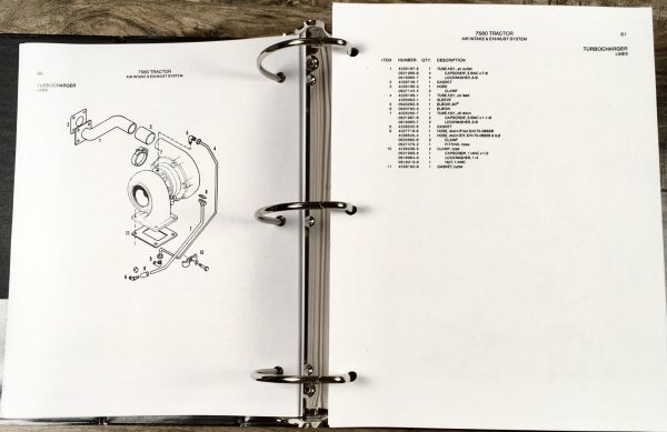 Allis Chalmers 7580 Tractor Service Manual Parts Operators Set Repair 2001-Up - Image 24
