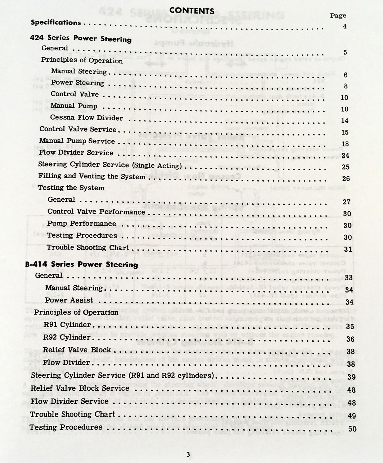 International Power Steering Service Manual For I-424 B-414 Tractor GSS-1366 - Image 2