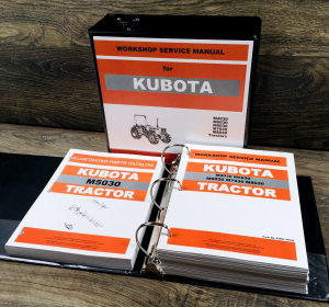Kubota M5030 M5030DT Tractor Service Manual Parts Catalog Repair Shop Workshop