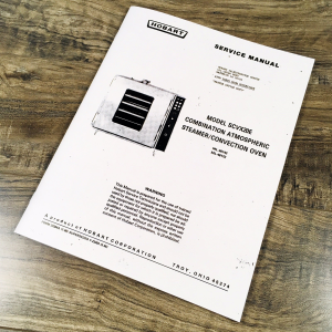 Hobart Model SCVX20E Combination Atmosperic Convection Oven Service Manual