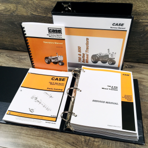Case 800B 801B 802B 803B Diesel Wheel Tractor Service Manual Parts Operators Set