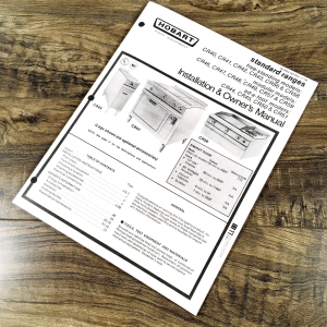 Hobart Ad-a-foot Models CR44 CR45 CR50 and CR51 Oven Operators Manual Owners