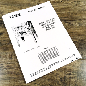 Hobart CN40 CN50 CN60 CN70 CN74 CN78 Ovens 1 2 4 & 6 Pan Service Manual Repair