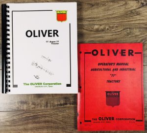 Oliver 77 Tractor Parts Operators Manual Set Catalog Owners Assembly Book