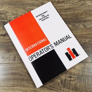 Farmall International 686 and Hydro 86 Tractor Operators Manual Owners Book
