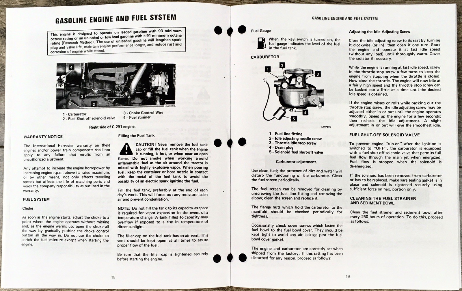Farmall International 686 and Hydro 86 Tractor Parts Operators Manual Set Owners - Image 9