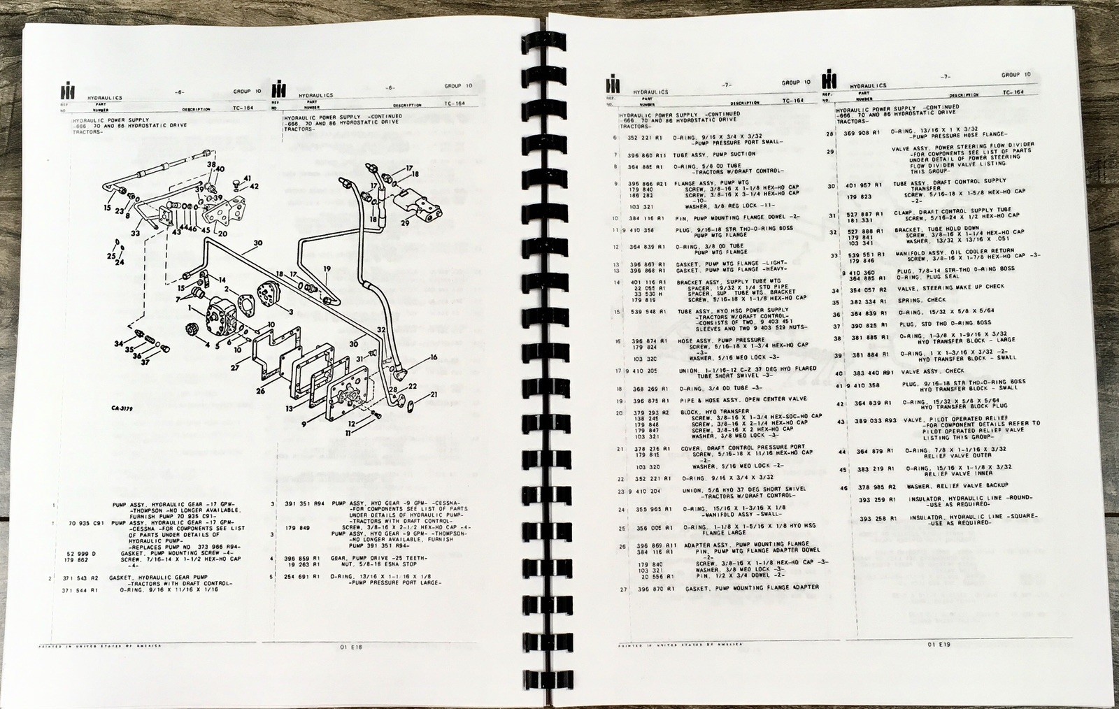 Farmall International 686 and Hydro 86 Tractor Parts Operators Manual Set Owners - Image 10