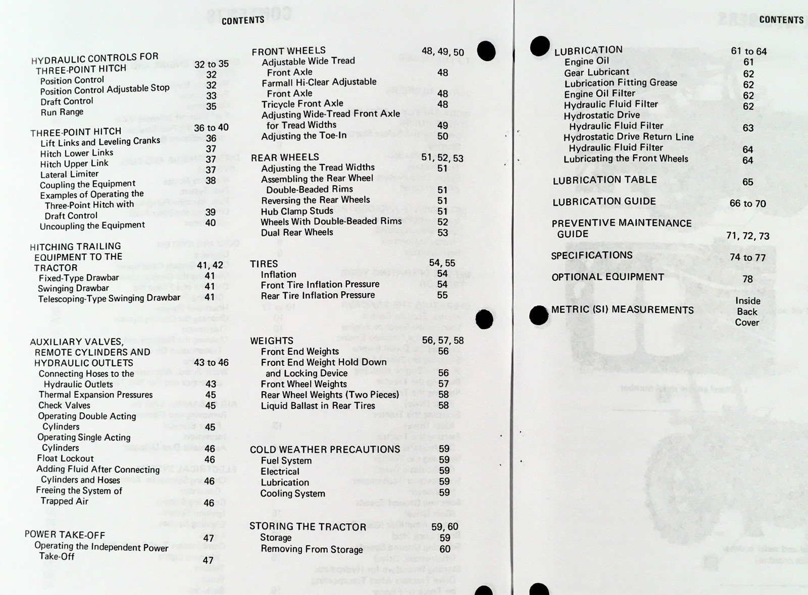 International 86 Hydro 686 Diesel Tractor Service Parts Operators Manual w D-310 - Image 7