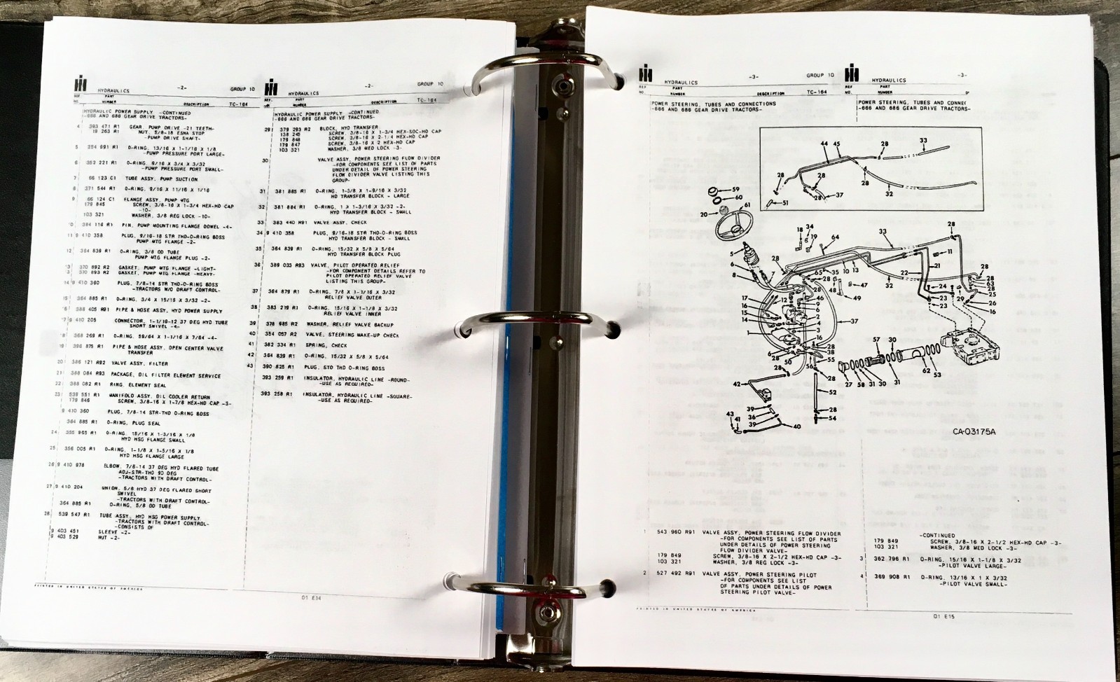 International 86 Hydro 686 Diesel Tractor Service Parts Operators Manual w D-310 - Image 18