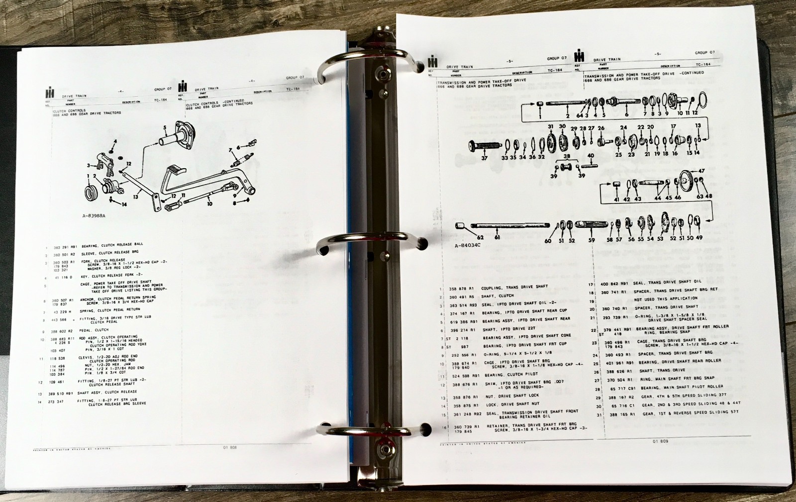 International 86 Hydro 686 Diesel Tractor Service Parts Operators Manual w D-310 - Image 19