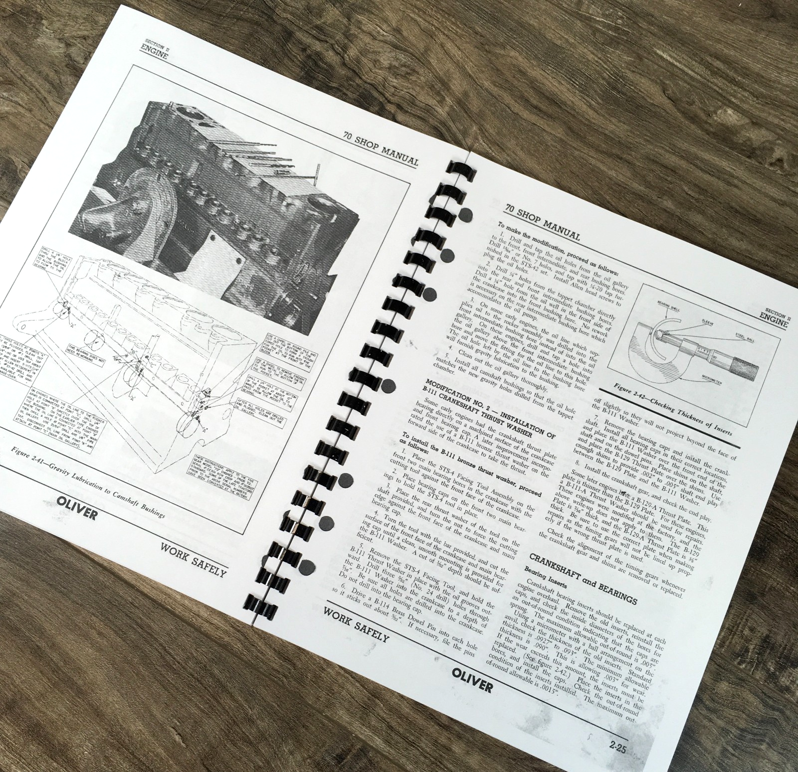 Oliver 70 Tractor Service Parts Manual Set Repair Workshop Shop Book Catalog - Image 7