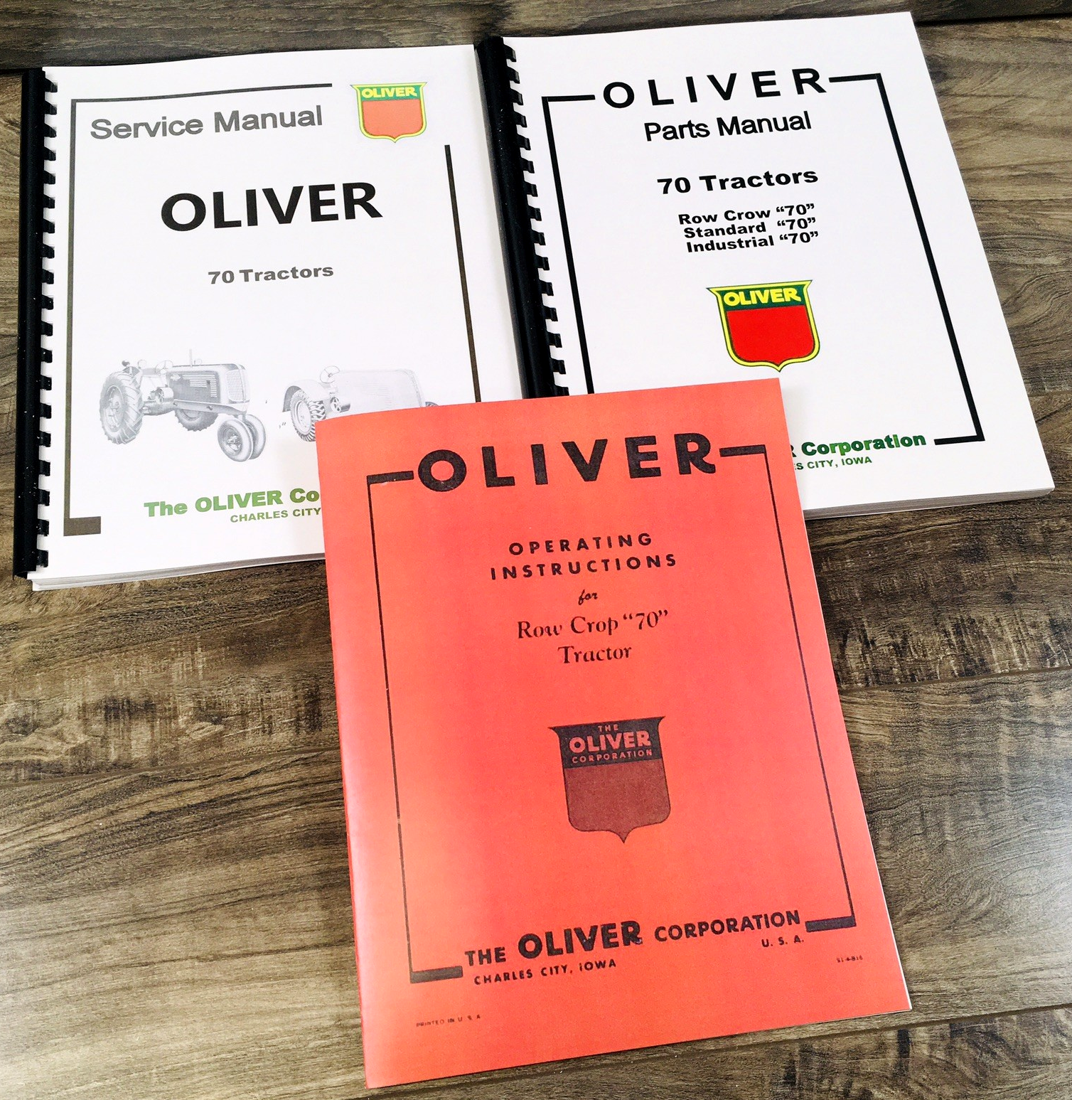 Oliver 70 Tractor Service Parts Operators Manual Set Repair Workshop Shop Book