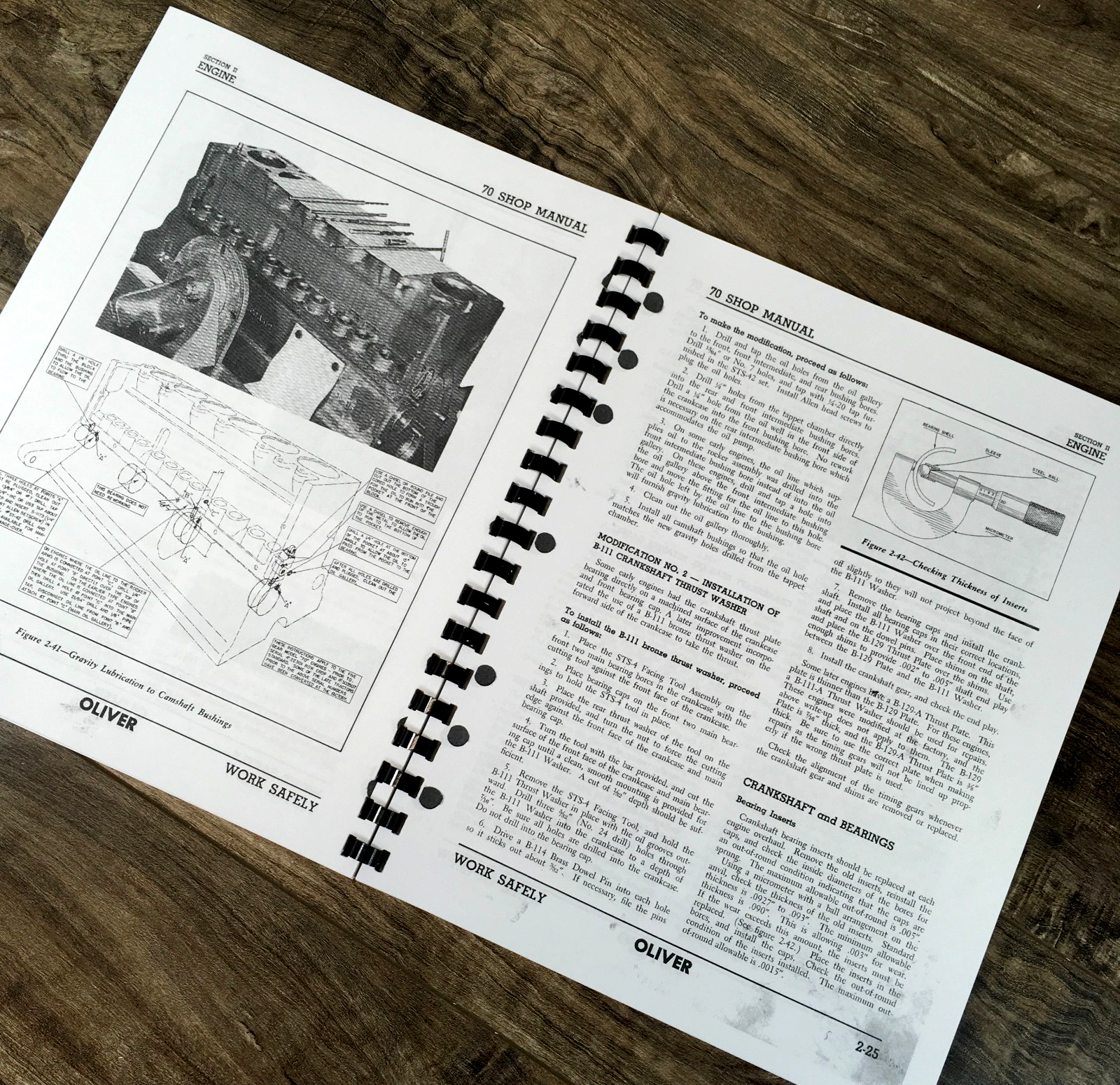 Oliver 70 Tractor Service Parts Operators Manual Set Repair Workshop Shop Book - Image 8