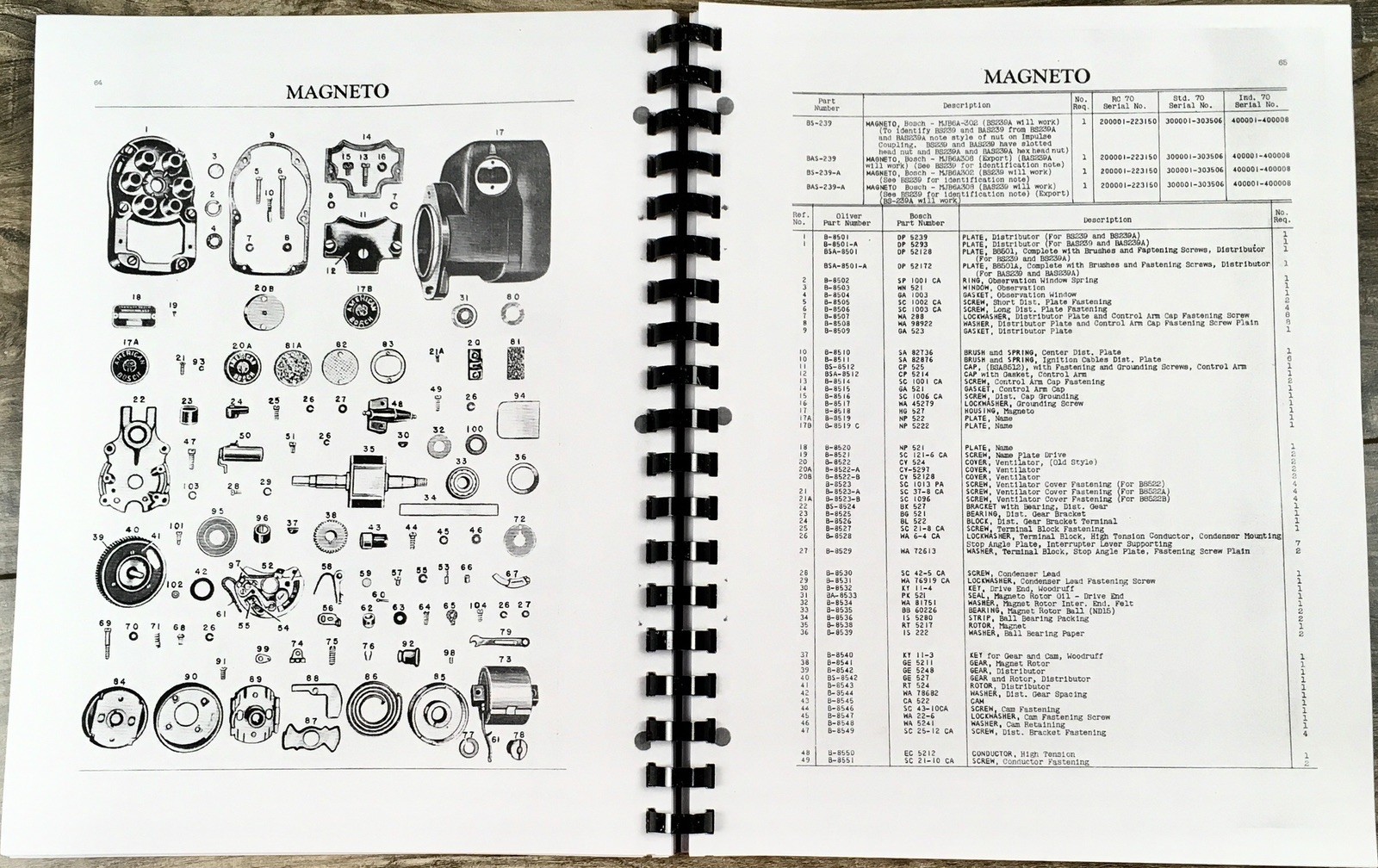 Oliver 70 Tractor Service Parts Operators Manual Set Repair Workshop Shop Book - Image 12