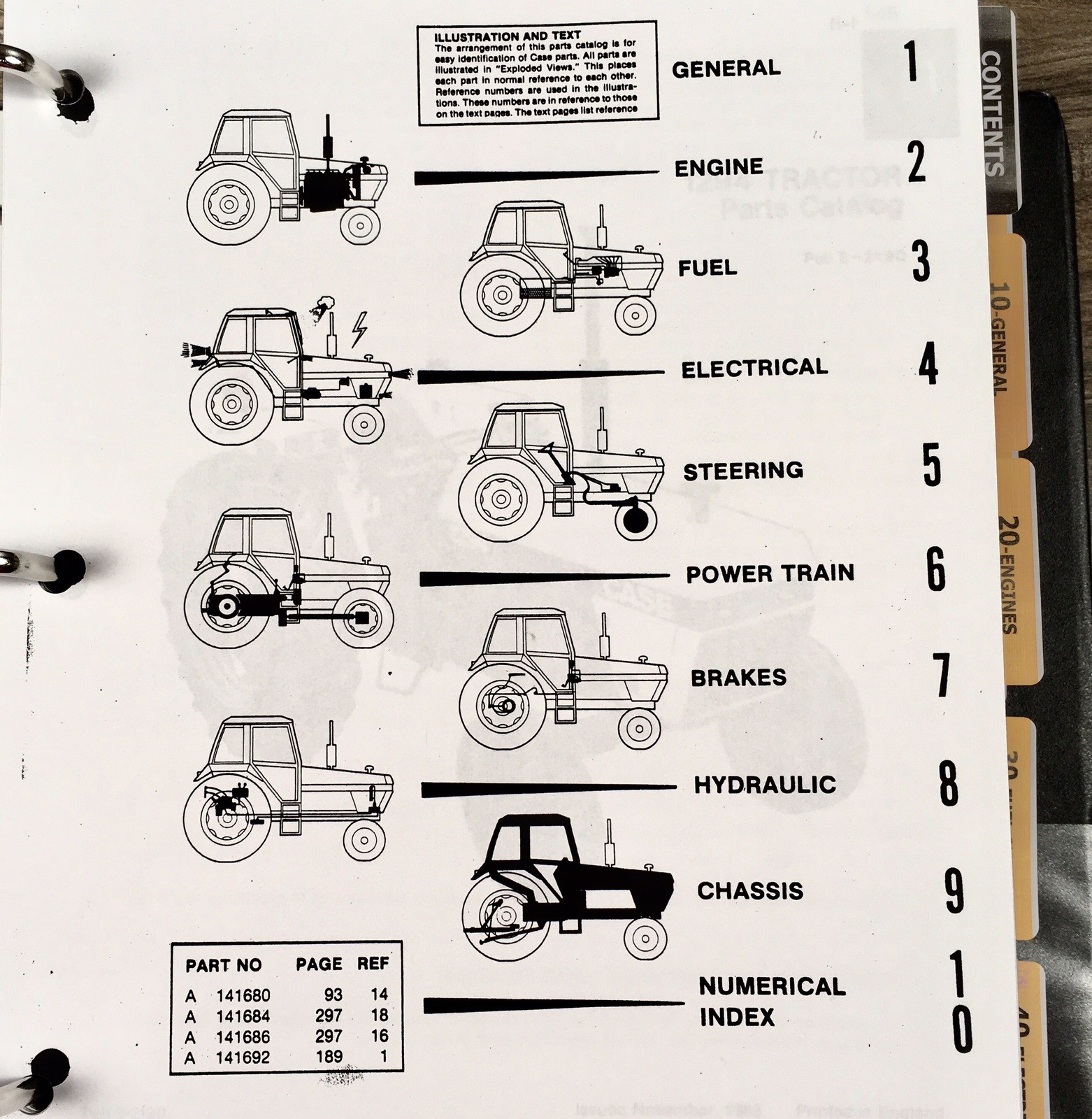 Case 1294 Tractor Service Manual Parts Catalog Repair Shop Set Workshop Book - Image 3