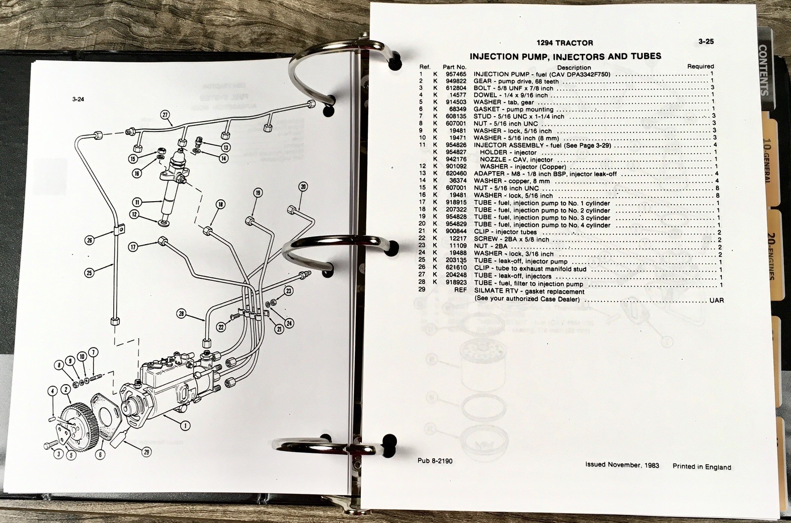Case 1294 Tractor Service Manual Parts Catalog Repair Shop Set Workshop Book - Image 5