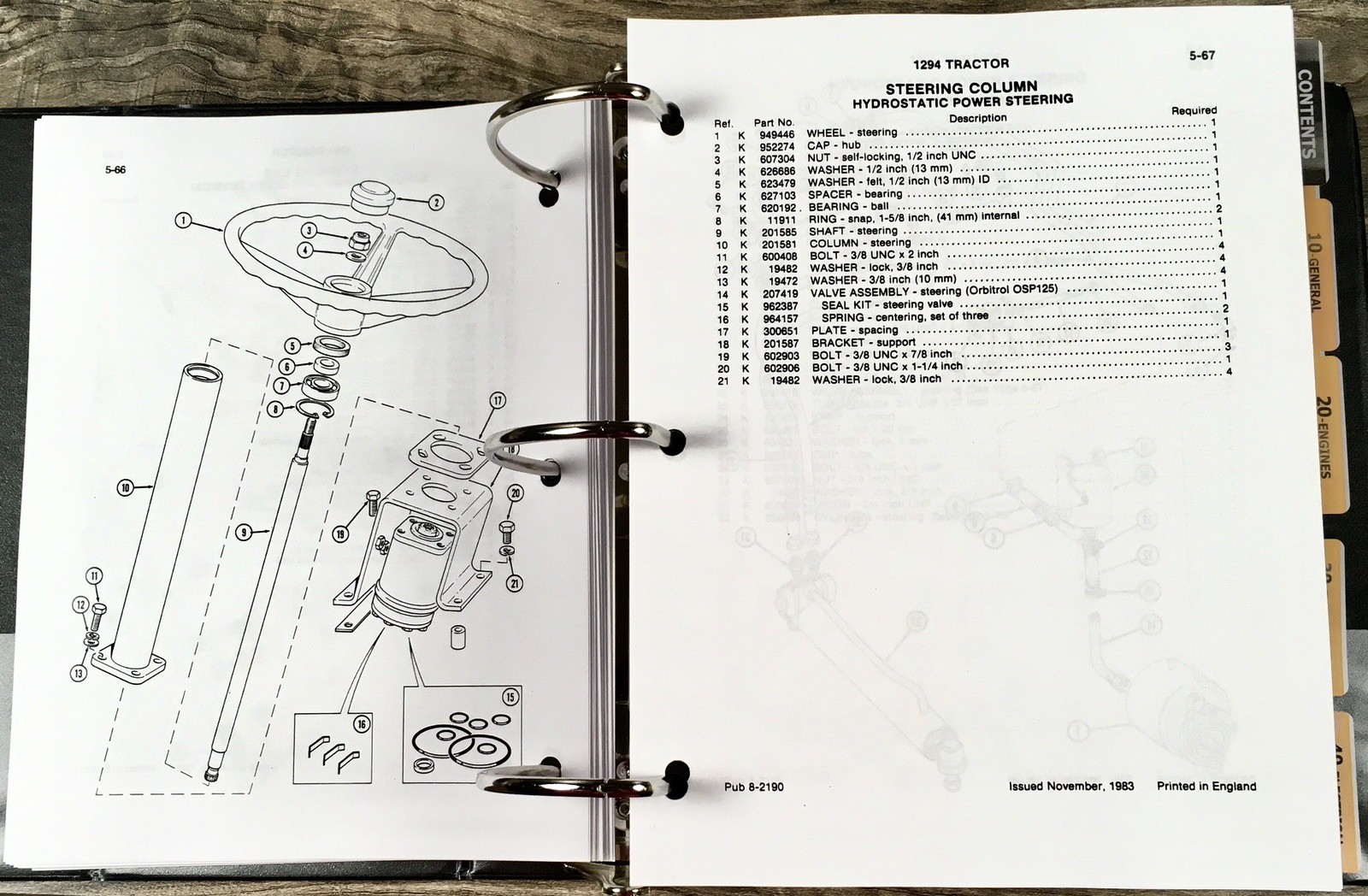 Case 1294 Tractor Service Manual Parts Catalog Repair Shop Set Workshop Book - Image 6