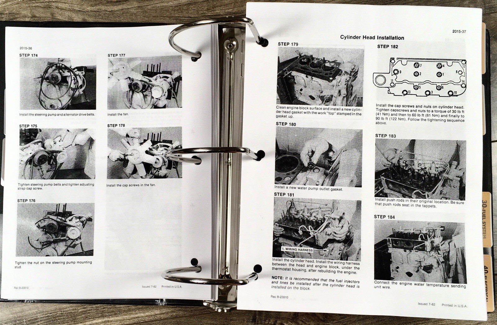 Case 1294 Tractor Service Manual Parts Catalog Repair Shop Set Workshop Book - Image 11