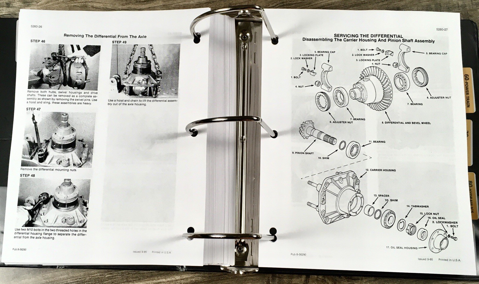 Case 1294 Tractor Service Manual Parts Catalog Repair Shop Set Workshop Book - Image 15